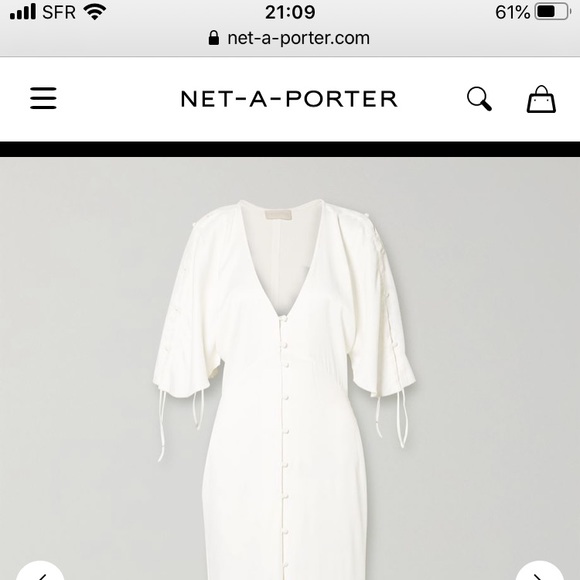 Les Heroines Hedy ruched matte-satin gown - Picture 3 of 8